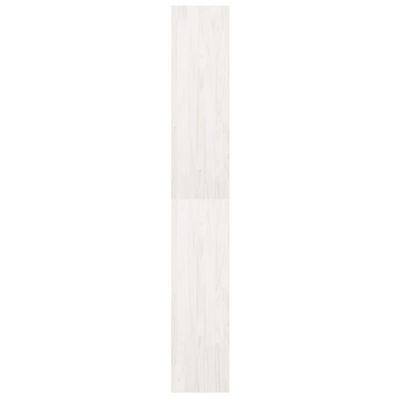 vidaXL Estantería/divisor de espacios madera pino blanco 40x30x199 cm