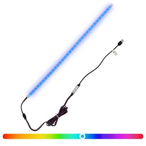 vidaXL Tira LED 55 cm Multicolor PVC