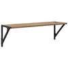 vidaXL Estanter&iacute;as de pared 2 pcs Roble artesanal 80 x 25 x 25,5 cm