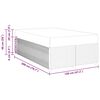 vidaXL Estructura de cama con colch&oacute;n Taup&eacute; 120 x 200 cm tela
