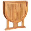 vidaXL Set de comedor de jard&iacute;n plegable 5 pzas madera maciza de teca