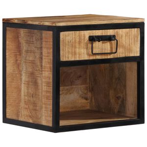 vidaXL Mesita de noche madera maciza de mango 40x35x40 cm