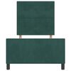 vidaXL Cama tipo Box Spring Verde oscuro 80 x 200 cm Terciopelo