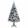 vidaXL &Aacute;rbol de Navidad artificial verde con nieve 120 cm