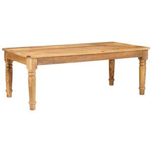vidaXL Mesa de Caf&eacute; Marr&oacute;n 110 x 55 x 40 cm Madera de mango maciza