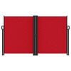 vidaXL Toldo lateral retr&aacute;ctil rojo 140x600 cm
