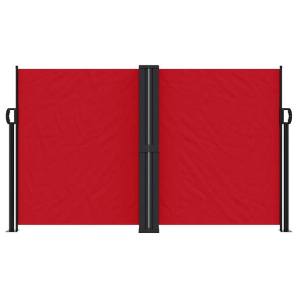 vidaXL Toldo lateral retr&aacute;ctil rojo 140x600 cm