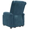 vidaXL Sill&oacute;n de masaje elevable terciopelo azul