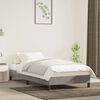 vidaXL Estructura de cama sin colchón terciopelo gris claro 90x190 cm