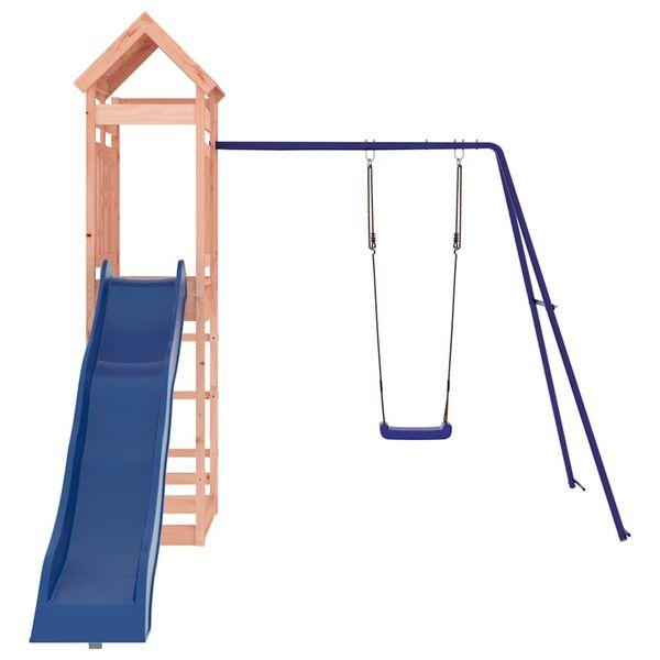 vidaXL Parque infantil de exterior madera maciza Douglas