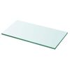 vidaXL Panel de estante vidrio claro 30x12 cm