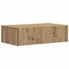 vidaXL Mesa Lateral Montada en la Pared 59 x 34,5 x 17 cm