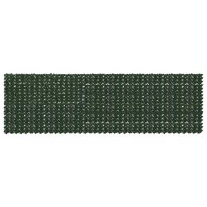 vidaXL Pantalla de balc&oacute;n con hojas Verde oscuro 500 x 150 cm