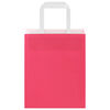 vidaXL Bolsas de papel con asas 50 uds rosa 18x8x22 cm
