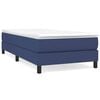 vidaXL Estructura de cama con somier tela azul 80x200 cm