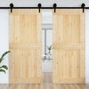 vidaXL Puerta NARVIK madera maciza pino 100x210 cm