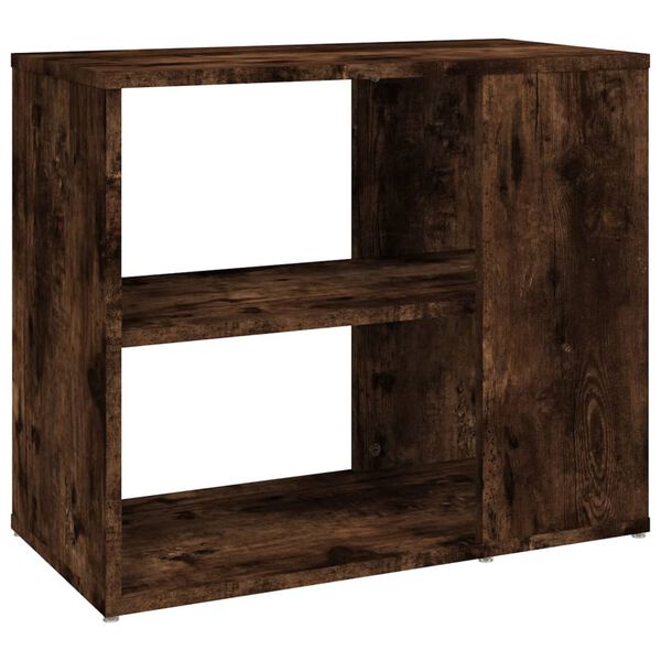vidaXL Armario auxiliar madera contrachapada roble ahumado 60x30x50 cm