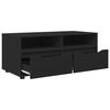vidaXL Gabinete de TV Negro 100 x 48 x 43 cm Madera contrachapada