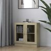 vidaXL Armario libros madera contrachapada color roble 82,5x30,5x80 cm