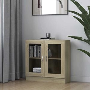 vidaXL Armario libros madera contrachapada color roble 82,5x30,5x80 cm