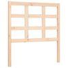 vidaXL Estructura de cama con cabecero madera maciza