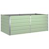 vidaXL Jardinera Verde Pastel 195 x 100 x 75 cm Acero Galvanizado