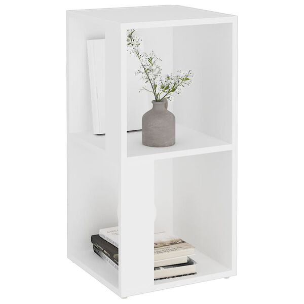 vidaXL Armario esquinero madera contrachapada blanco 33x33x67cm