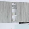 vidaXL Mueble colgante con almacenamiento Gris Sonoma 40 x 31 x 100 cm