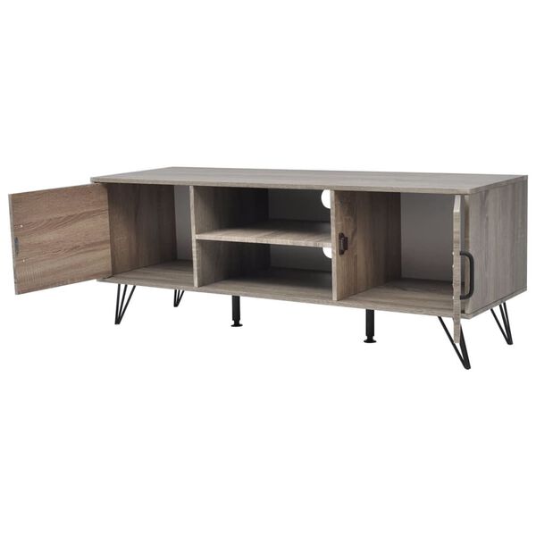 vidaXL Mueble para TV gris 120x40x45 cm