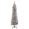 vidaXL &Aacute;rbol de Navidad artificial 210 cm PVC, Metal y Pl&aacute;stico