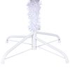 vidaXL Árbol de Navidad artificial L 240 cm blanco