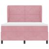 vidaXL Cama tipo Box Spring con colch&oacute;n Rosa 200 x 140 cm Poli&eacute;ster
