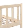 vidaXL Estructura de cama de madera maciza 160x200 cm