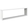 vidaXL Estante cubo de pared 4 uds madera contrachapada 100x15x30 cm