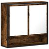 vidaXL Armario con espejo ba&ntilde;o madera roble ahumado 65x20x60 cm