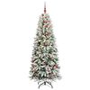 vidaXL Árbol de Navidad artificial con 300 LED 78 x 78 x 210 cm