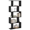 vidaXL Librer&iacute;a Roble Negro 70 x 24 x 161 cm Madera de ingenier&iacute;a