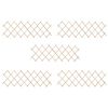 vidaXL Vallas enrejadas 5 uds madera de abeto 180x60 cm