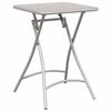 vidaXL Conjunto bistro 3 pcs Beige Acero