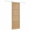 vidaXL Puerta Corredera ORKDAL Marr&oacute;n 73,5 x 211 cm