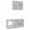 vidaXL Unidad de cocina KALMAR 5 pcs Gris Hormig&oacute;n