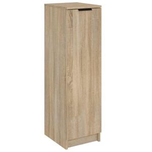 vidaXL Zapatero madera contrachapada roble Sonoma 30x35x100 cm