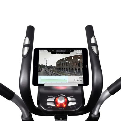 vidaXL Bicicleta elíptica programable XL masa rotación 18 kg Smart App