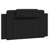 vidaXL Coj&iacute;n para cabecero Viana negro, 100 cm, piel sint&eacute;tica