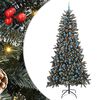 vidaXL &Aacute;rbol de Navidad artificial Verde 240 cm PVC, Pl&aacute;stico y Acero