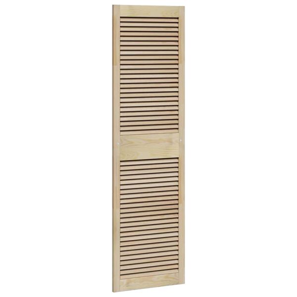 vidaXL Puerta de Armario 2 pcs Natural 140.5 x 2.1 x 49.5 cm