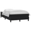 vidaXL Cama box spring con colch&oacute;n terciopelo negro 120x220 cm