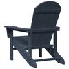 vidaXL Silla Adirondack Azul marino 82 x 74 x 92 cm HDPE