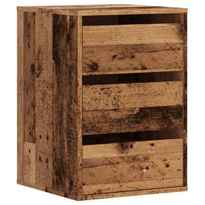 vidaXL Cajonera esquina madera ingenier&iacute;a roble envejecido 40x41x58 cm
