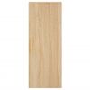 vidaXL Aparador de madera contrachapada roble Sonoma 34,5x34x180 cm